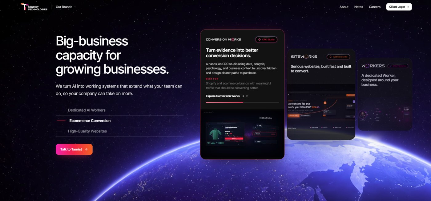 White-label Webflow development for an AI CRO agency